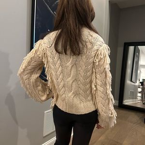 Cream fun winter sweater by 525